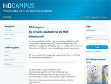 Tablet Screenshot of md-campus.de